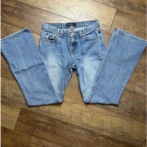 vintage y2k american eagle light wash bootcut jeans mid rise 29x32 indie sleaze